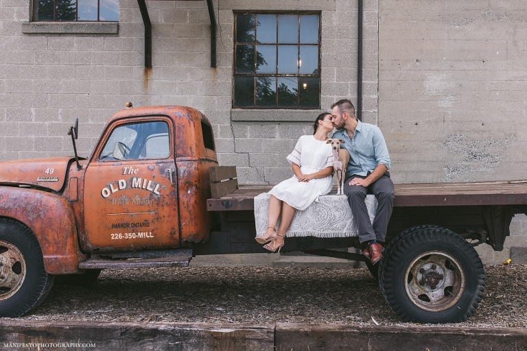 Manifesto Wedding Photography | Windsor, Ontario Engagement Photographers | Old Harrow Mill | John R Park 